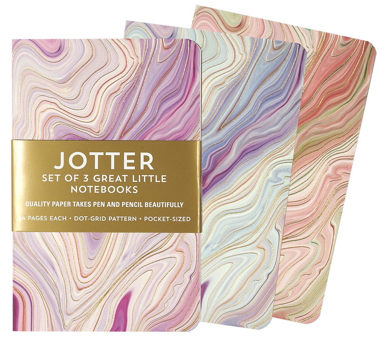 Peter Pauper Press Inc. Jotter Mini Notebook Set: Agate