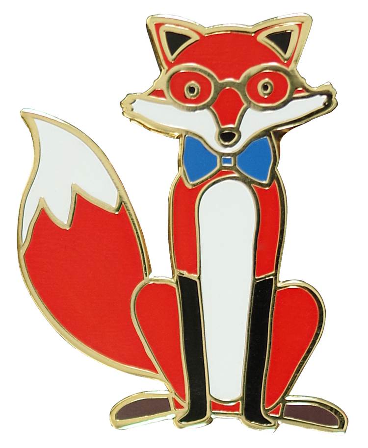Peter Pauper Press Inc. Fox Enamel Pin