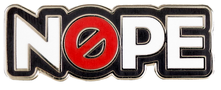 Peter Pauper Press Inc. Nope Enamel Pin