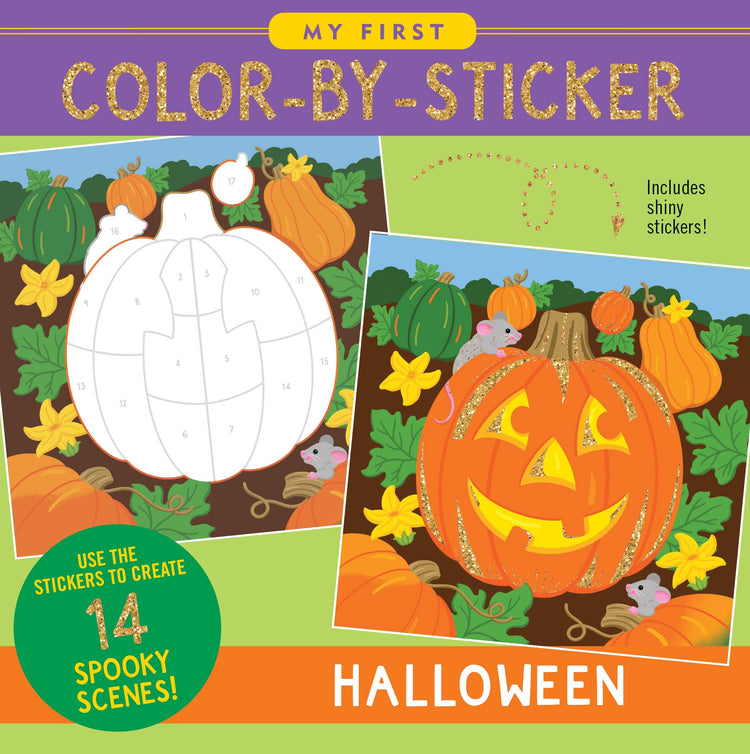 Peter Pauper Press Inc. My First Color-By-Sticker Book -- Halloween