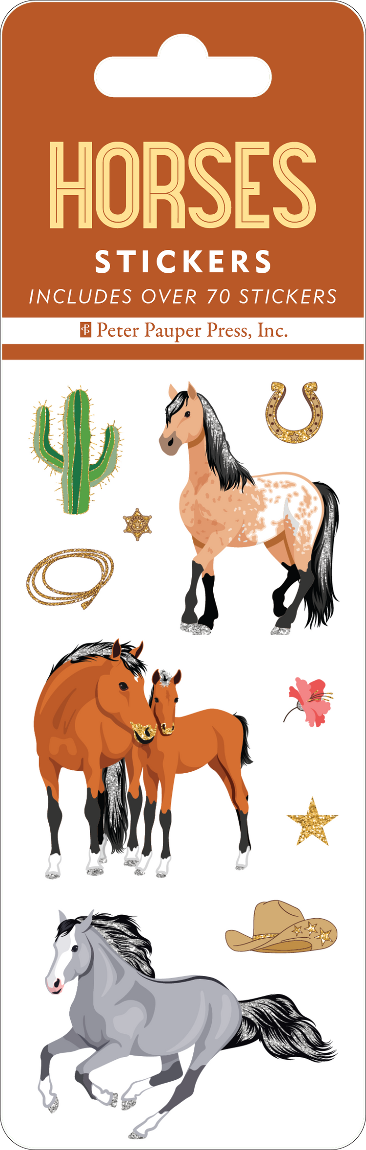 Peter Pauper Press Inc. Horses Sticker Set