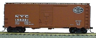 Accurail Ho 40' Aar Steel Boxcar Nyc