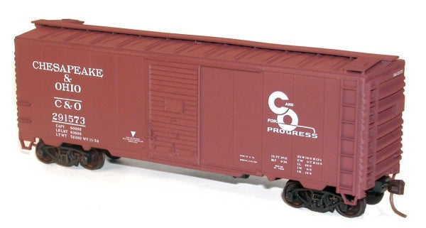 Accurail Ho 40' Aar Steel Boxcar C&O