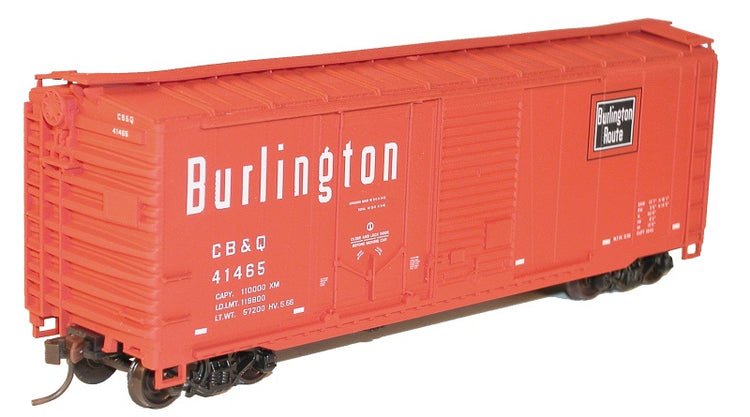Accurail Ho 40'Cd Steel Boxcar Cb&Q