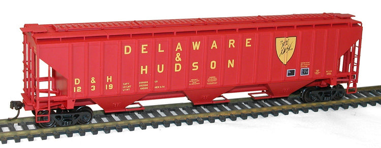 Accurail Ho 3-bay Cvd Hopper D&H