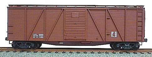 Accurail Ho 40' Wood Boxcar Data Red