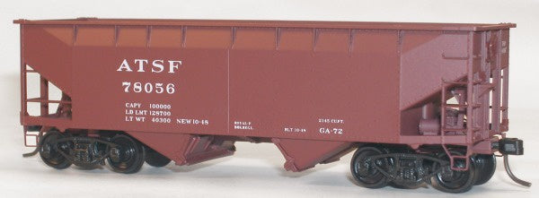 Accurail Ho Os Twin Hopper Atsf