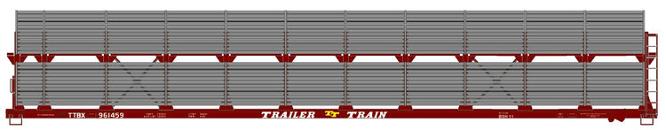 Accurail Ho 89' Bi-Level Auto Rack Data