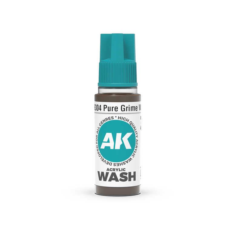 AK Interactive Pure Grime Acrylic Wash 18ml