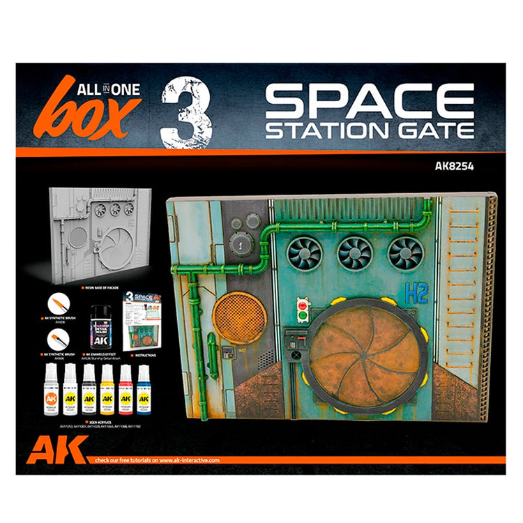 AK Interactive All In One Set -Box 3-Space Station Gate