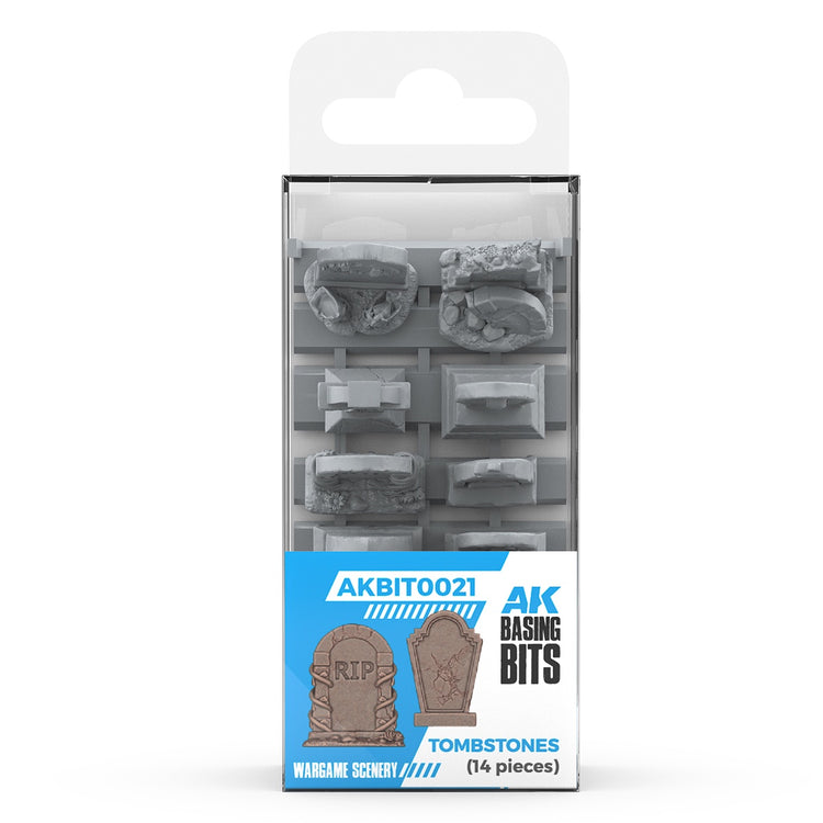 AK Interactive Tombstones - Basing Bits (14 Pieces)