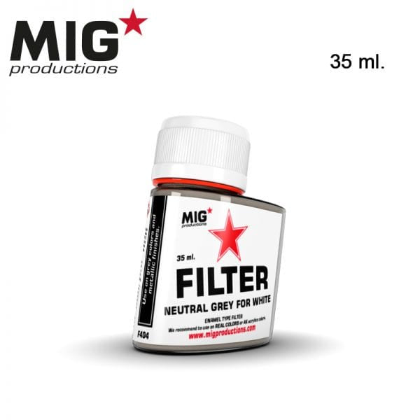 AK Interactive MIG Neutral Grey for White 35ml