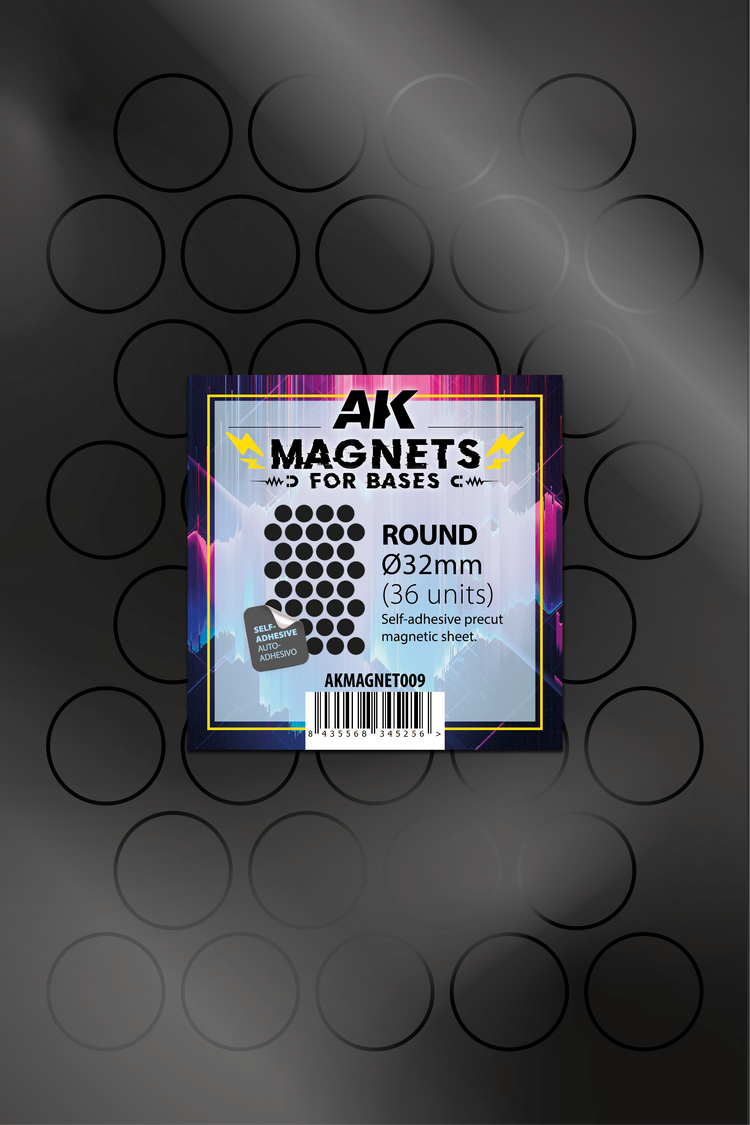AK Interactive Round Base Ø32mm (36 Units)
