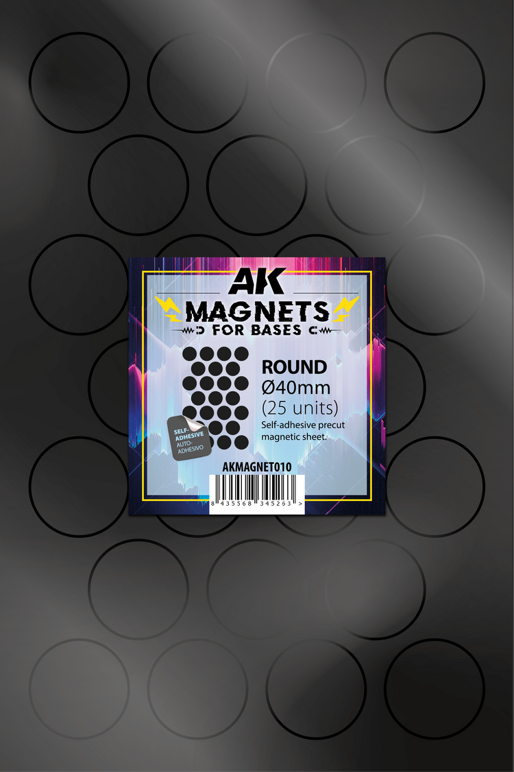 AK Interactive Round Base Ø40mm (25 Units)