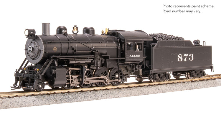 Broadway Limited HO 2-8-0 Consolidation Paragon4 Sound/DC/DCC, Smoke , ATSF 873