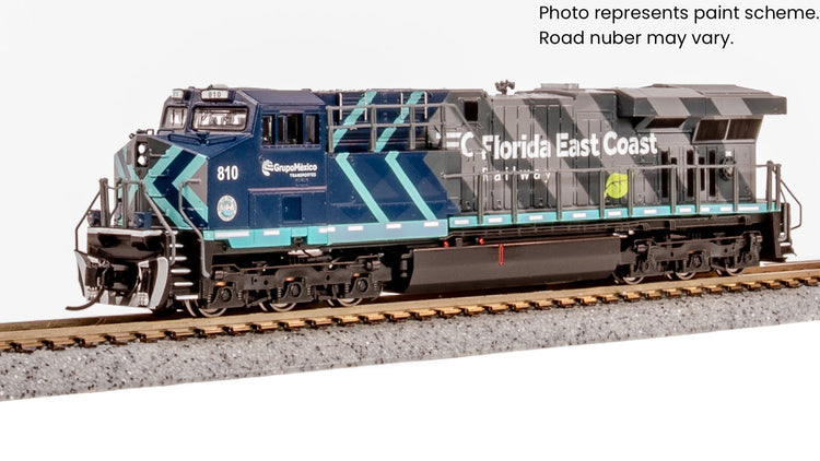 Broadway Limited HO GE ES44AC, FEC 810, Modern Grupo Mexico Scheme, Paragon4 Sound/DC/DCC, w/ Smoke