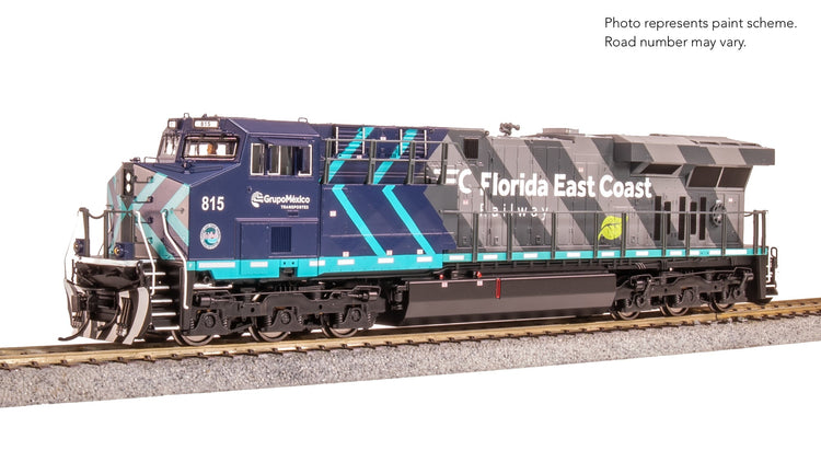 Broadway Limited HO GE ES44AC, FEC 815, Modern Grupo Mexico Scheme, No-Sound / DCC-Ready