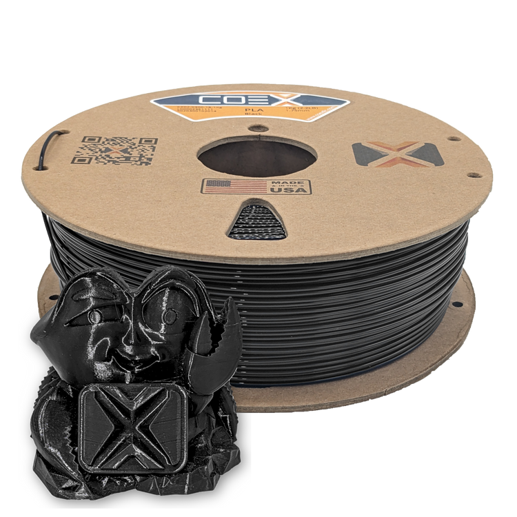 COEX PLA 1.75mm Black 1 kg Spool