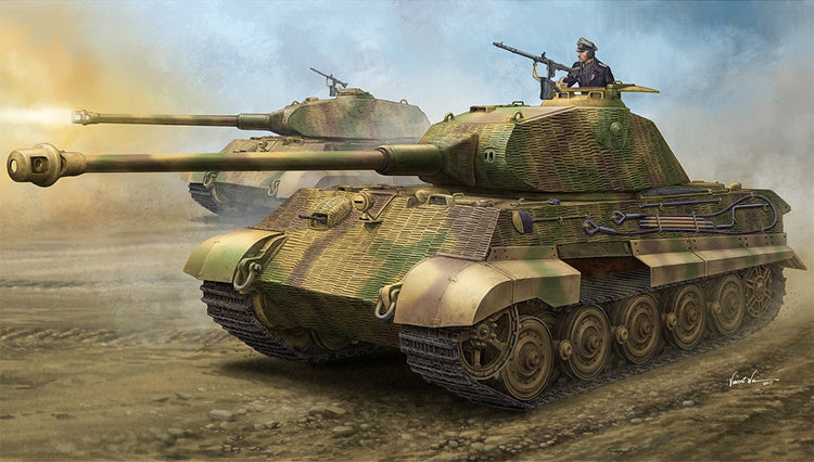 Hobby Boss 1/35 Pz.Kpfw.VI Sd.Kfz.182 King Tiger 'Porsche Turret' w/ Zimmerit