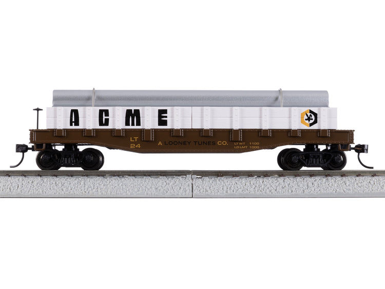 Lionel HO Acme Gondola w/ Pipe Load