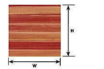 Plastruct PS-38 Wood Planking 1/4 White 2pc