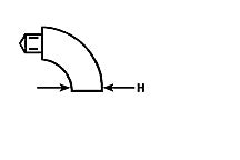 Plastruct (5)(EF-6)90 Female Elbow