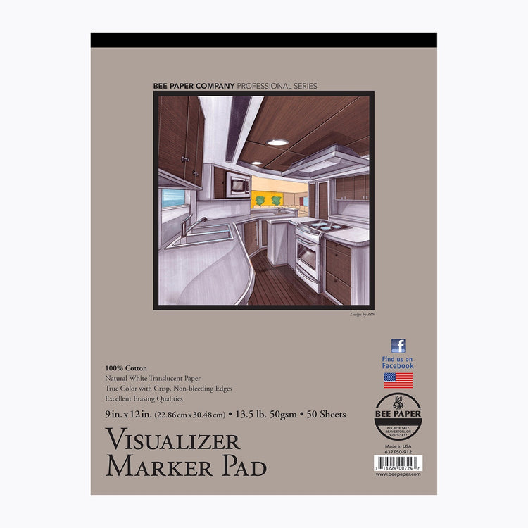 Royal Brush Visualizer Marker Paper RBMBEE-637T50-912