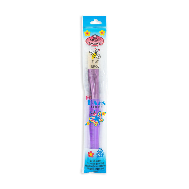 Royal Brush Toddler Chubby Flat-Purple