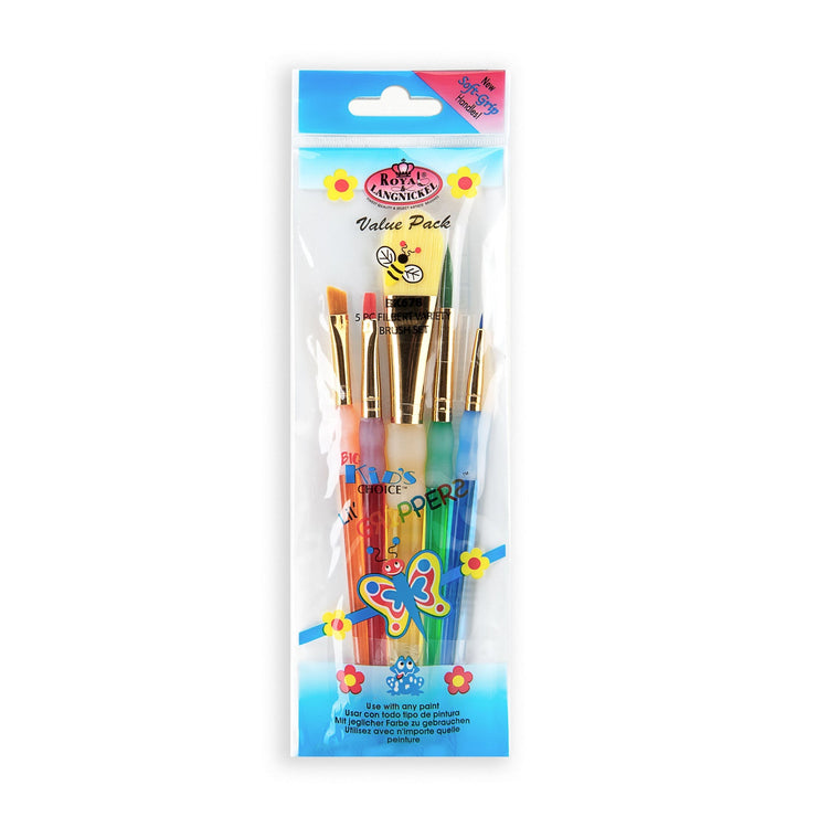 Royal Brush BK 5pc Filbert Variety Set