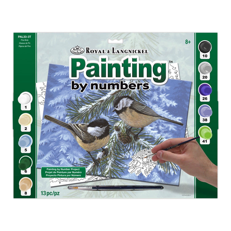 Royal Brush PBN SR LG Pine Birds