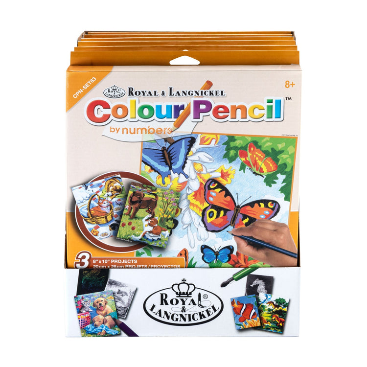 Royal Brush 6PC Colour Pencil Activity Val