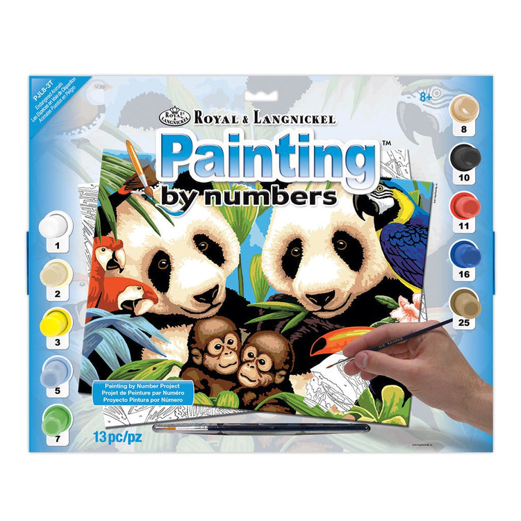 Royal Brush PBN JR LG Endangered Animals