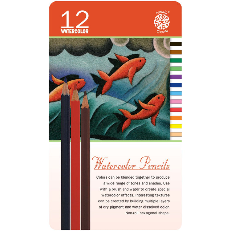 Royal Brush 12pc Watercolor Pencil Set