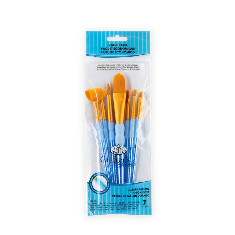Royal Brush 7 pc GT Oval Variety Brush Set