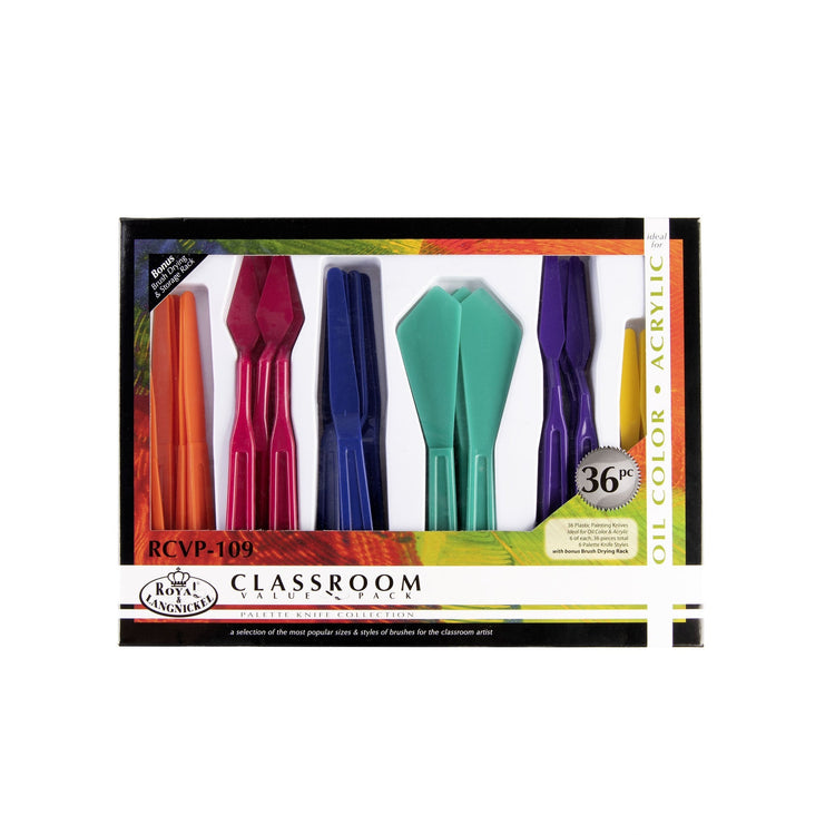 Royal Brush 36 Piece Plastic Palette Knife
