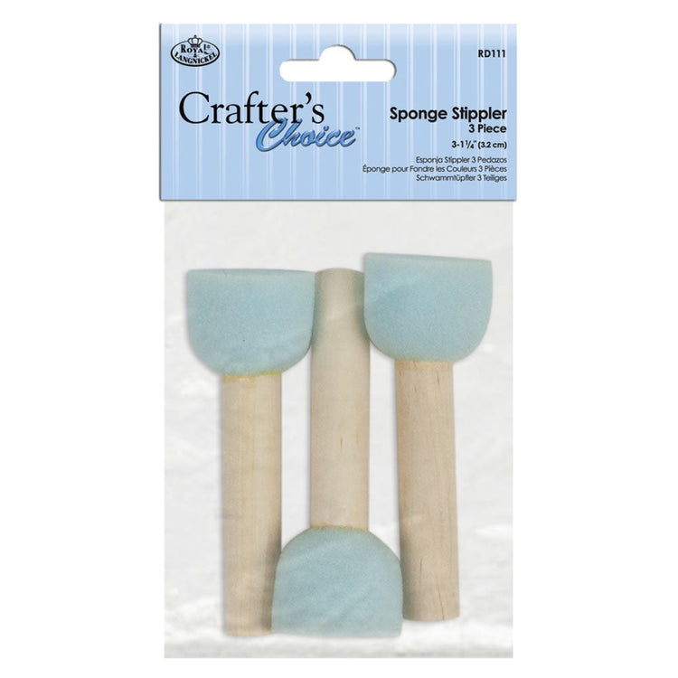 Royal Brush Sponge Stippler 3pc Medium Set