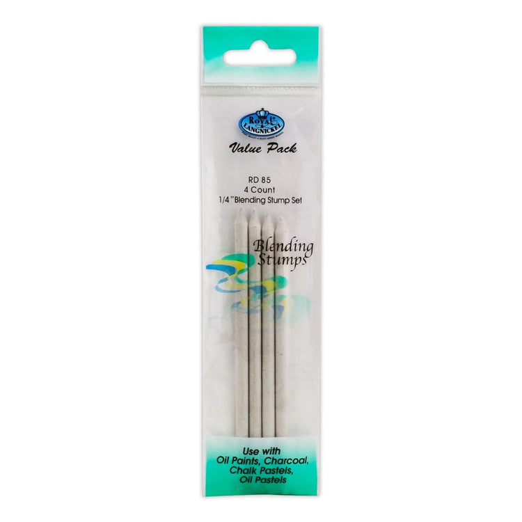 Royal Brush 4 Count 1/4" Blending Stump Se