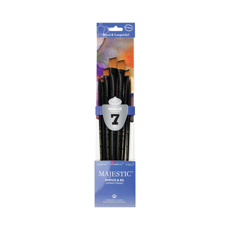 Royal Brush 7 pc Majestic LH Angular Set