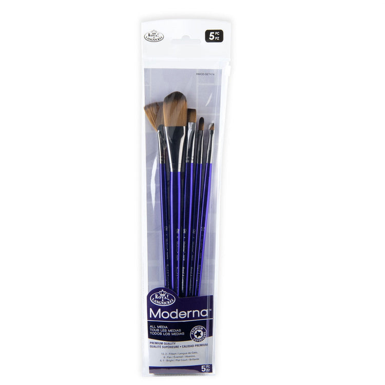 Royal Brush Moderna LH 5pc Filbert Variety