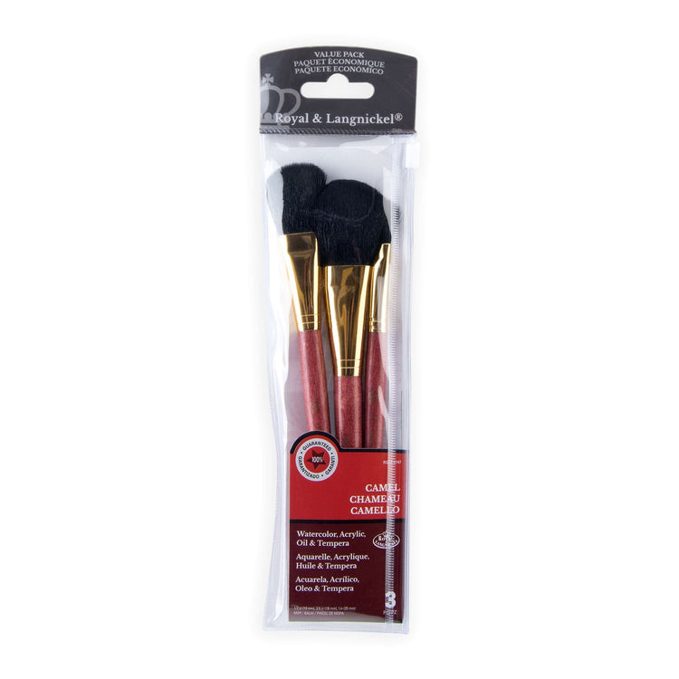 Royal Brush 3 pc Camel Mop Set