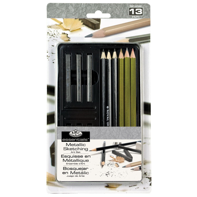 Royal Brush Metallic Sketching SM Tin Set