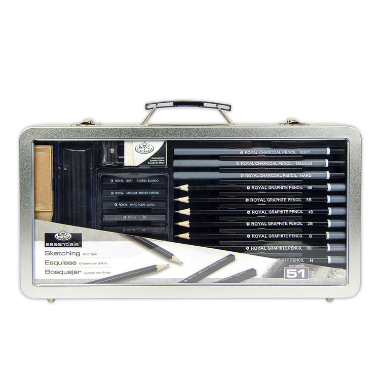 Royal Brush Sketching Large Window Tin