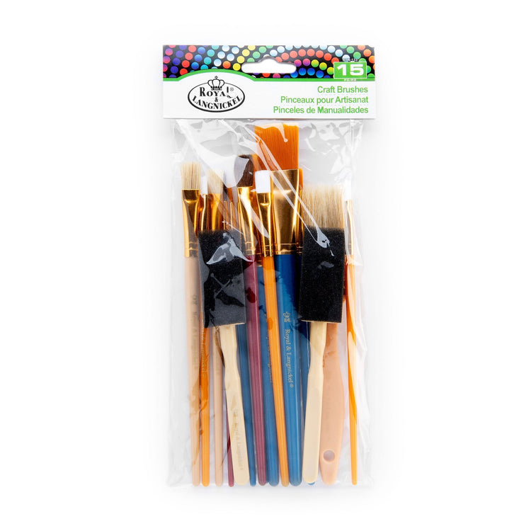 Royal Brush 15 pc Craft Brush Set