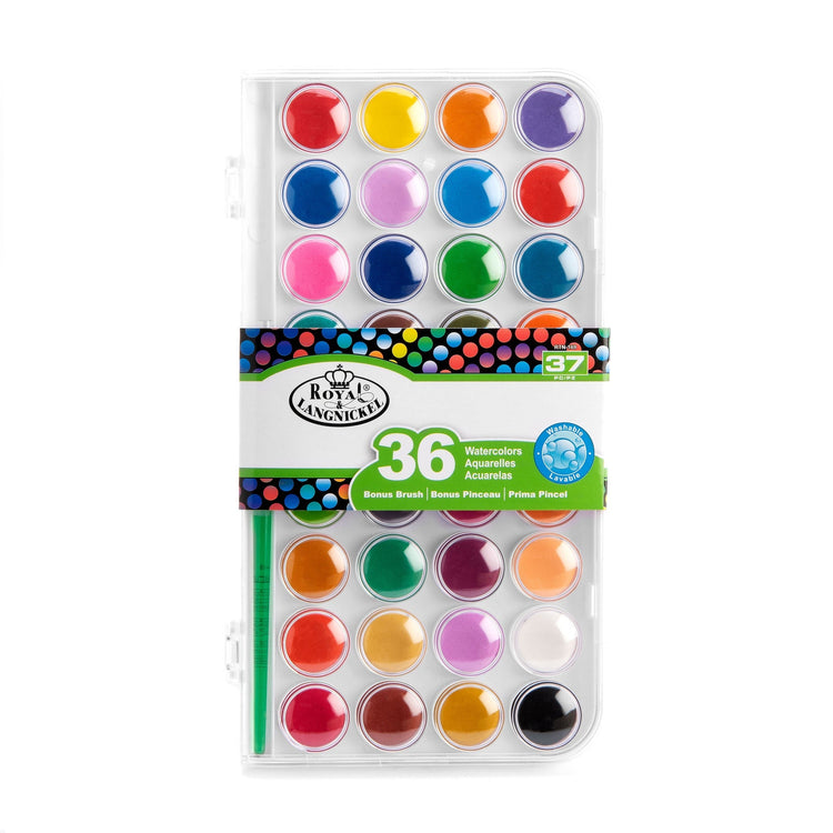 Royal Brush 36 pc Watercolor Cake Set