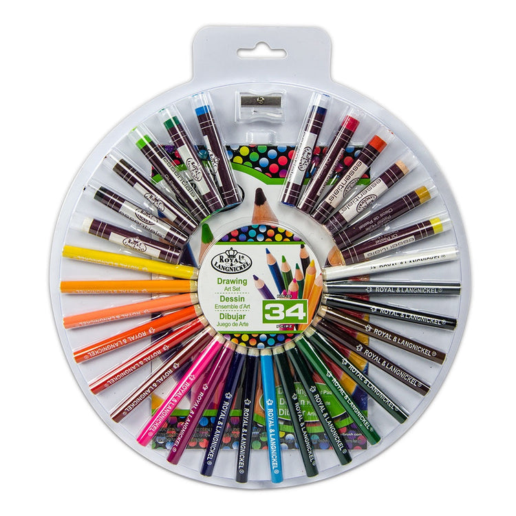 Royal Brush Drawing Color Wheel