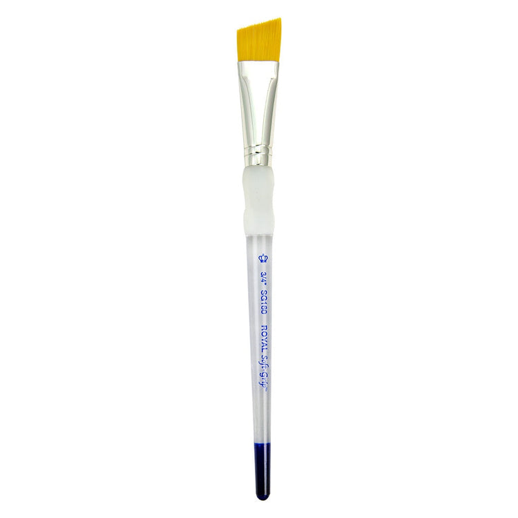 Royal Brush SG Gold Taklon Angular 3/4"