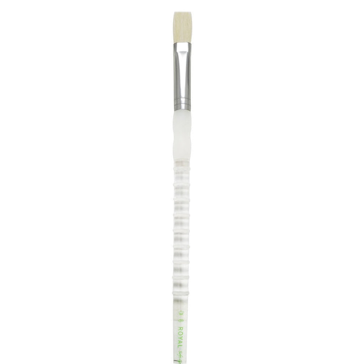 Royal Brush SG LH White Bristle Flat 1