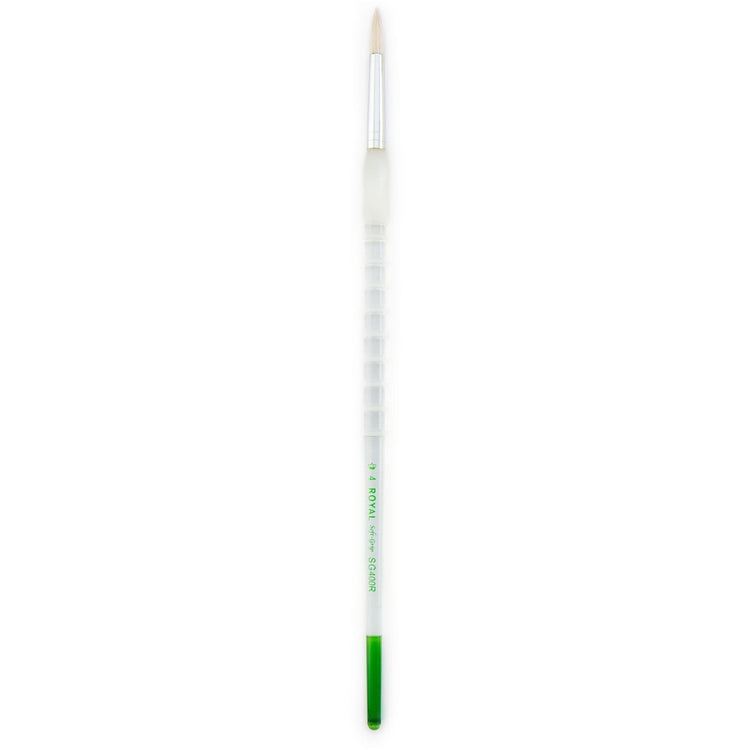 Royal Brush SG LH White Bristle Round 4