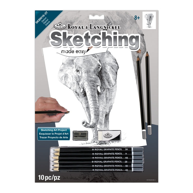 Royal Brush Sketching Made Easy Elephant
