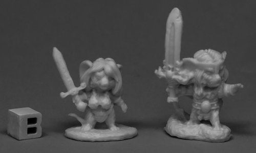 Reaper Miniatures Bones: Barbarian Mouslings W3 (2)